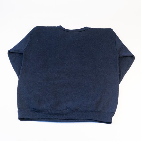 Vintage Sues Designs Carousel Navy Crewneck - Picture 3 of 3